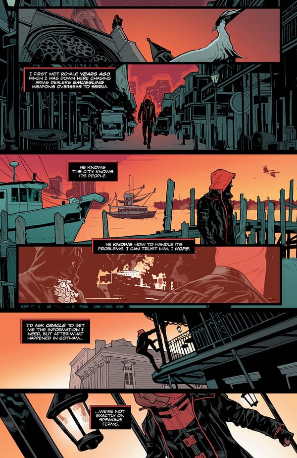 Interior preview page from Red Hood #1