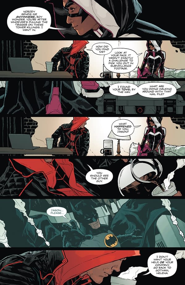 Interior preview page from Red Hood #1
