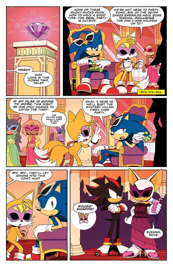 Interior preview page from SONIC THE HEDGEHOG #81 EVAN STANLEY COVER
