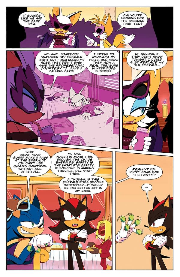 Interior preview page from SONIC THE HEDGEHOG #81 EVAN STANLEY COVER