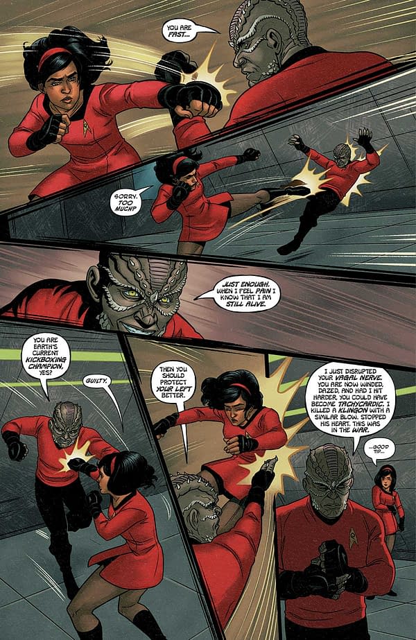Interior preview page from STAR TREK: RED SHIRTS #2 CHRIS SHEHAN COVER