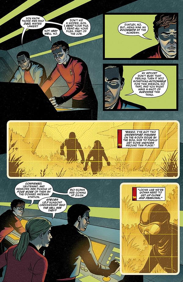 Interior preview page from STAR TREK: RED SHIRTS #2 CHRIS SHEHAN COVER