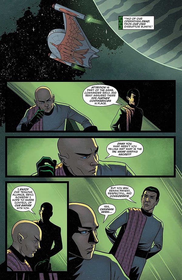 Interior preview page from STAR TREK: RED SHIRTS #3 CHRIS SHEHAN COVER