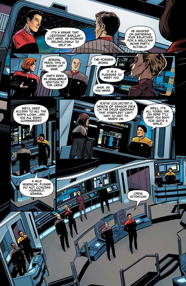 Interior preview page from STAR TREK: VOYAGER - HOMECOMING #1 ANGEL HERNANDEZ COVER