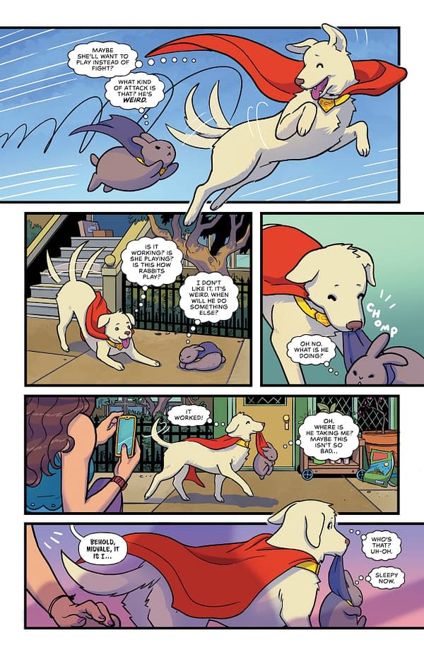 Interior preview page from Supergirl #5