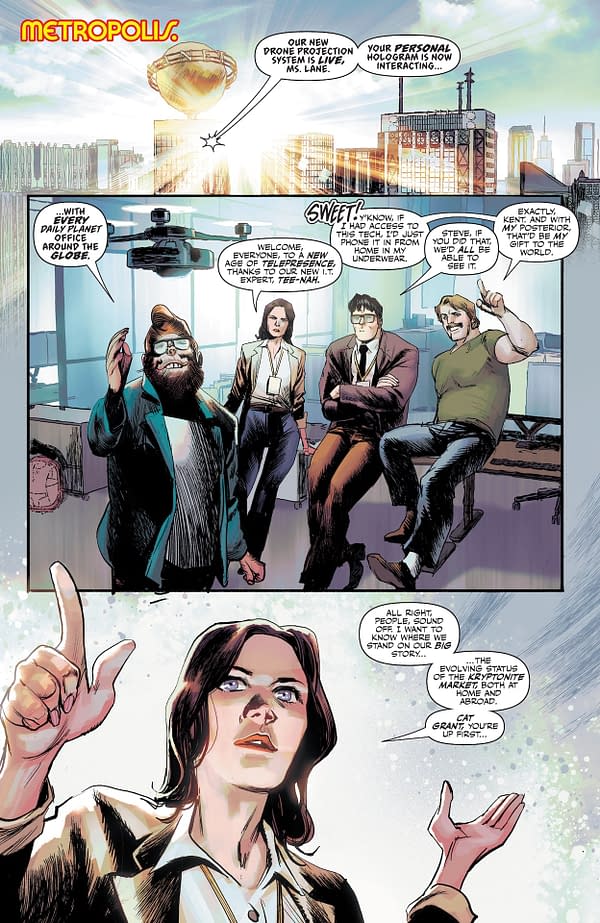 Interior preview page from Superman: Unlimited #5