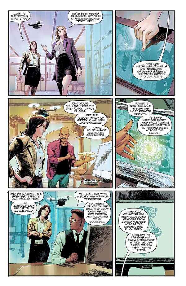 Interior preview page from Superman: Unlimited #5