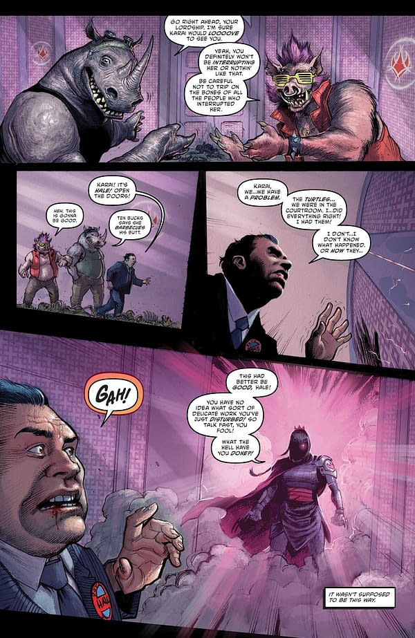 Interior preview page from TEENAGE MUTANT NINJA TURTLES #11 JORGE FORNéS COVER