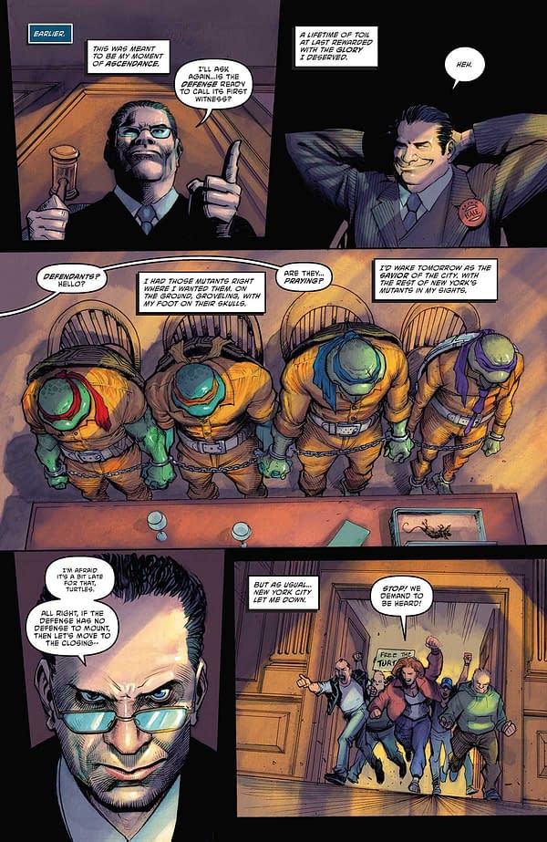 Interior preview page from TEENAGE MUTANT NINJA TURTLES #11 JORGE FORNéS COVER