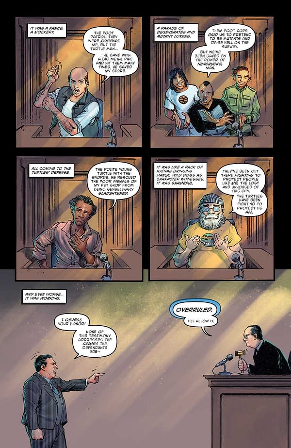 Interior preview page from TEENAGE MUTANT NINJA TURTLES #11 JORGE FORNéS COVER
