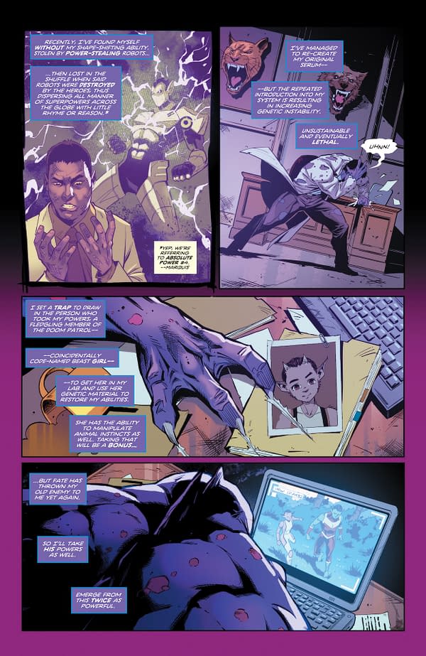 Interior preview page from Titans #27