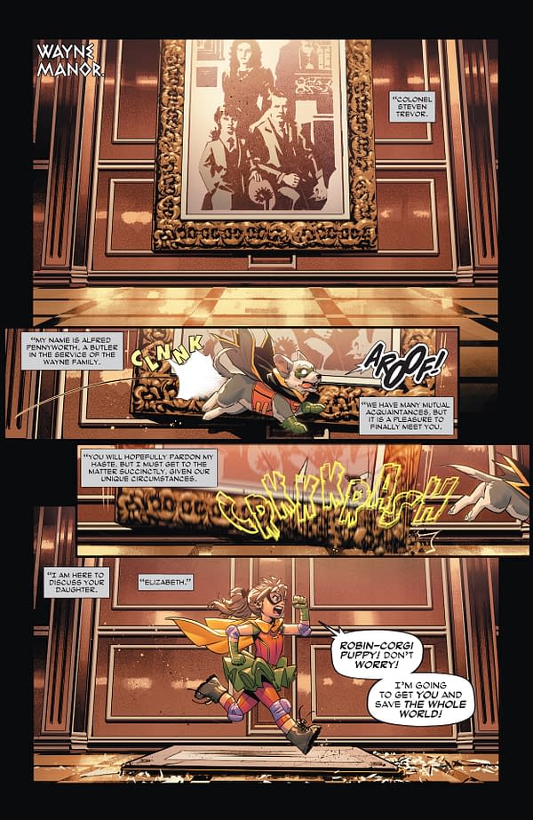 Interior preview page from Trinity: Daughter of Wonder Woman #4