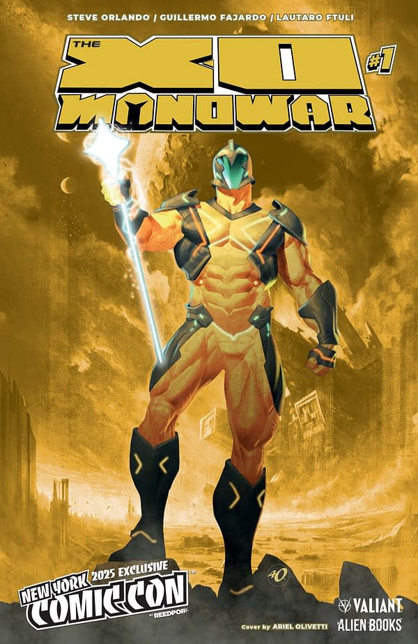 Valiant Brings Gold Foil X-O Manowar To New York Comic Con
