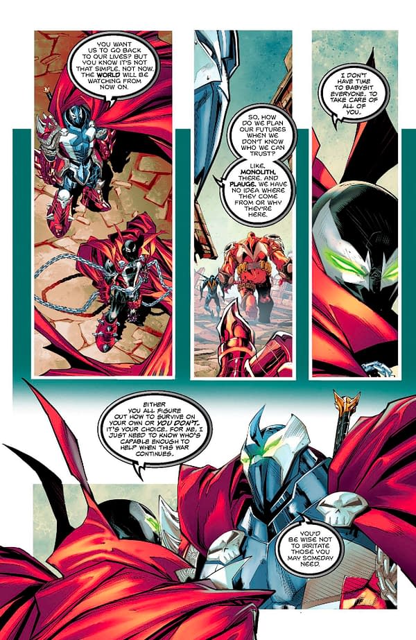 Interior preview page from King Spawn #50