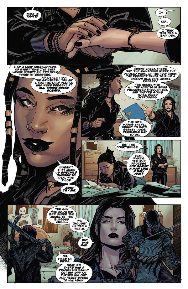 Interior preview page from Witchblade #15
