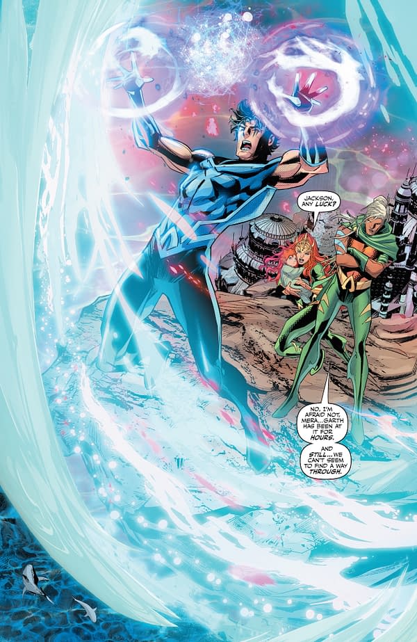 Interior preview page from Aquaman #10