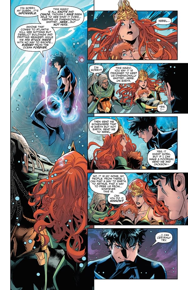 Interior preview page from Aquaman #10