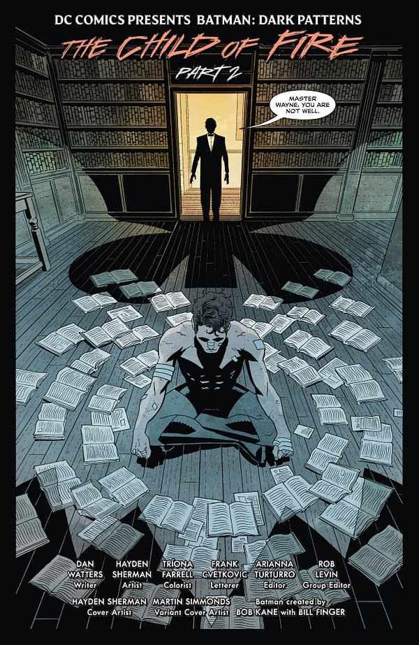 Interior preview page from Batman: Dark Patterns #11