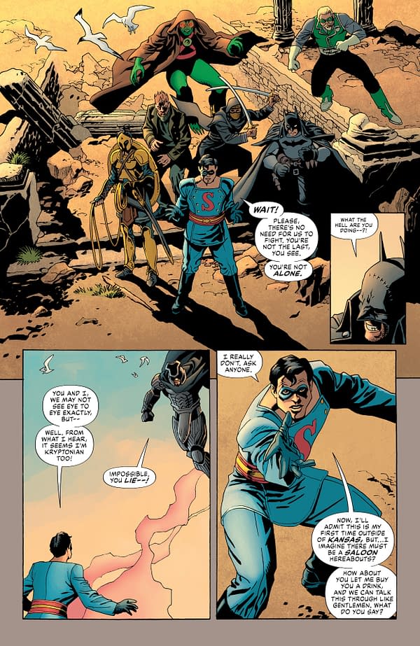 Interior preview page from Batman: Gotham by Gaslight - A League for Justice #4