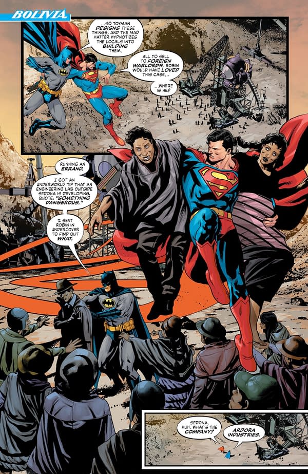 Interior preview page from Batman/Superman: World's Finest #44