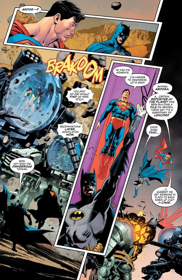 Interior preview page from Batman/Superman: World's Finest #44