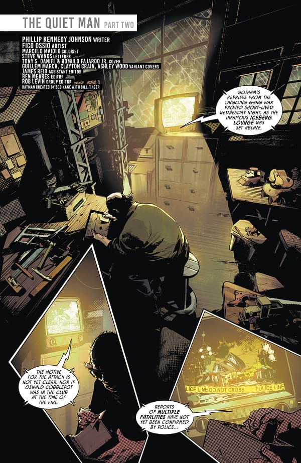 Interior preview page from Batman and Robin #26