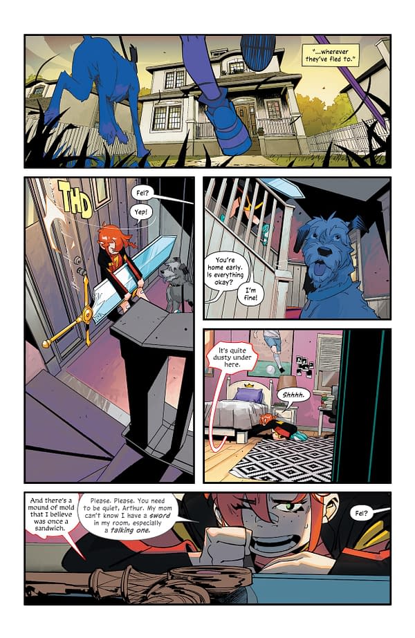 Interior preview page from CORT: Children of the Round Table #2