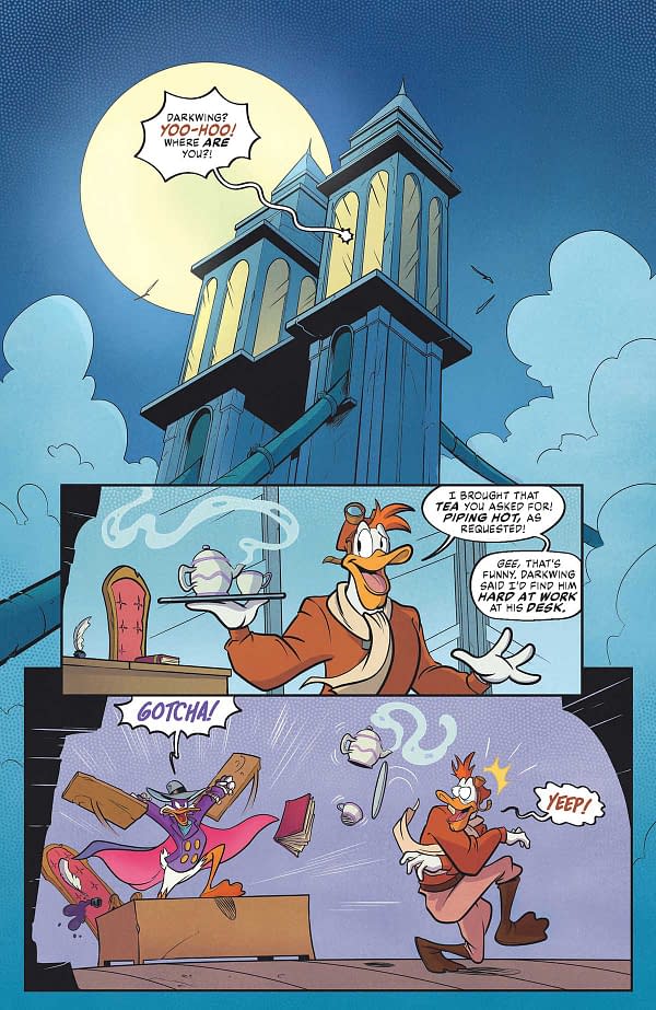 Interior preview page from Darkwing Duck #6