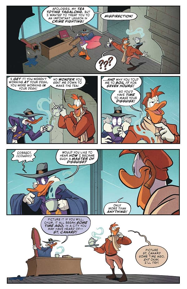 Interior preview page from Darkwing Duck #6