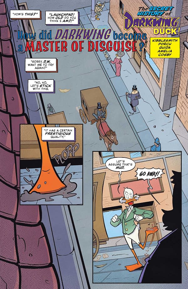 Interior preview page from Darkwing Duck #6