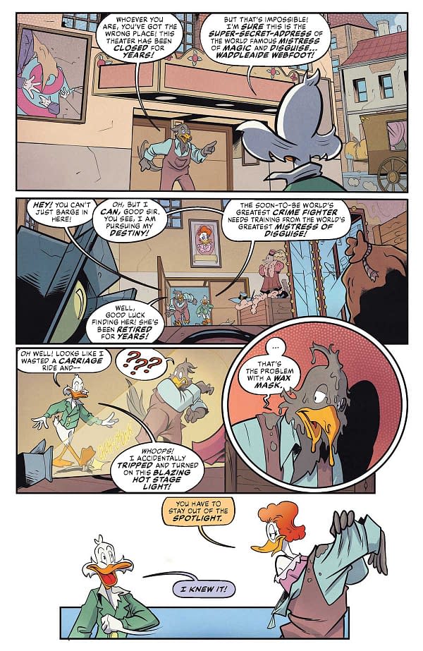 Interior preview page from Darkwing Duck #6