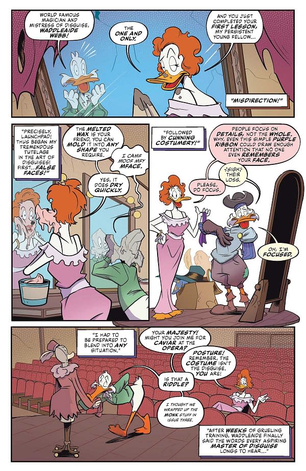 Interior preview page from Darkwing Duck #6