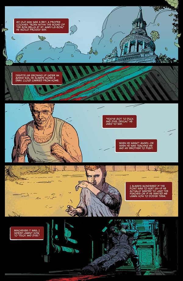 Interior preview page from EVENT HORIZON: DARK DESCENT #2 JEFFREY LOVE COVER