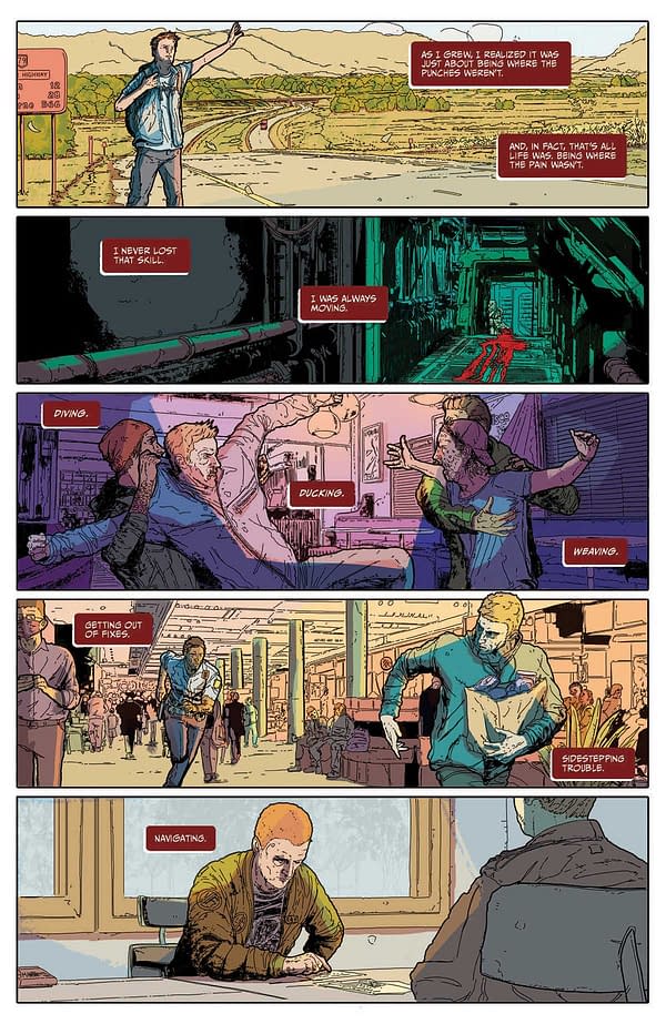 Interior preview page from EVENT HORIZON: DARK DESCENT #2 JEFFREY LOVE COVER