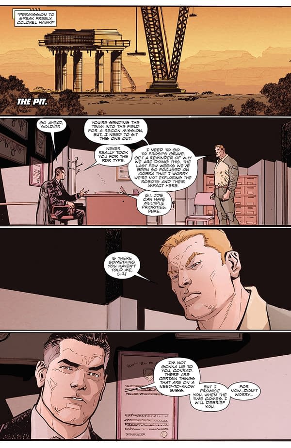 Interior preview page from GI Joe #12