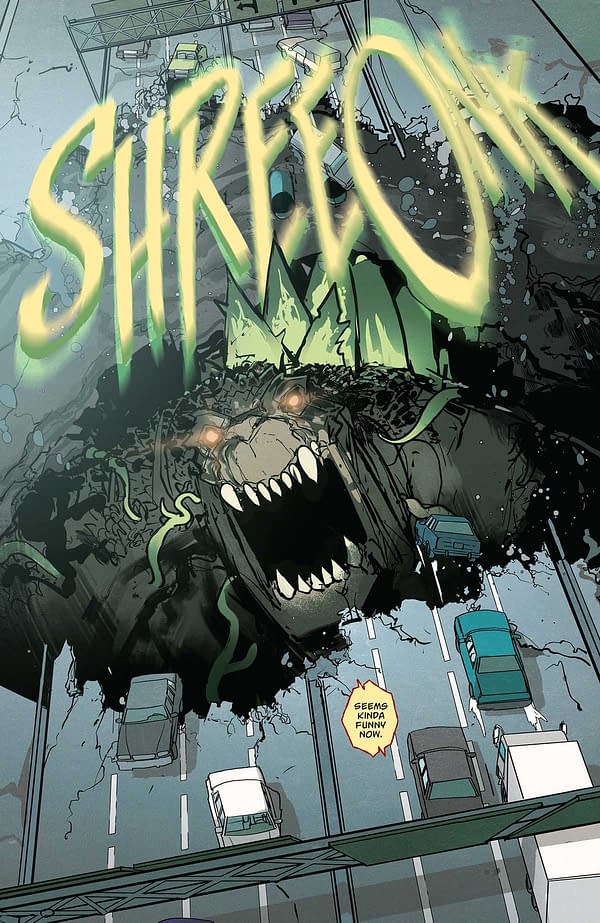Interior preview page from GODZILLA (KAI-SEI ERA) #3 OLIVER ONO COVER