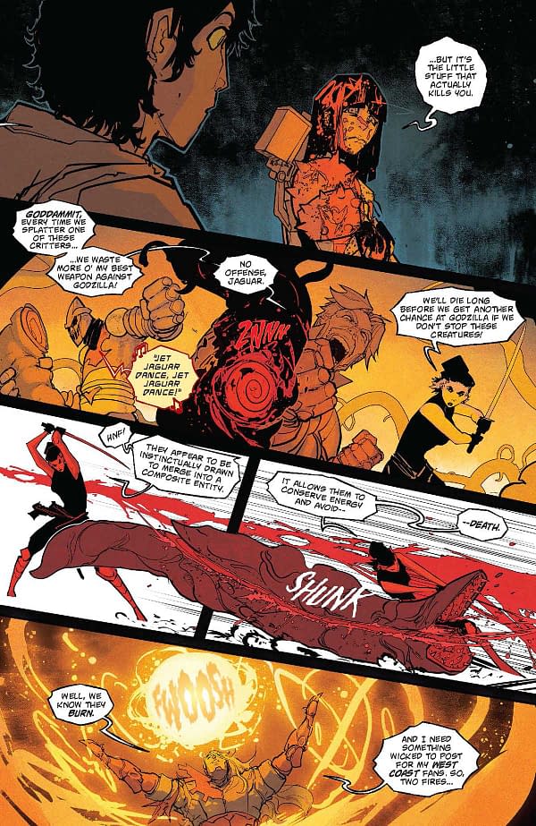 Interior preview page from GODZILLA (KAI-SEI ERA) #3 OLIVER ONO COVER