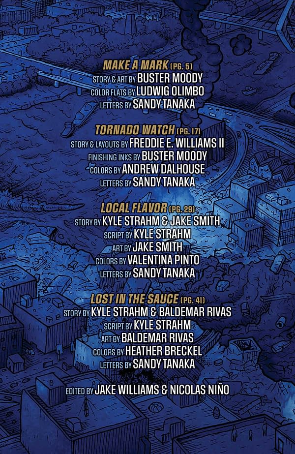 Interior preview page from GODZILLA VS. AMERICA: KANSAS CITY FREDDIE E. WILLIAMS II COVER