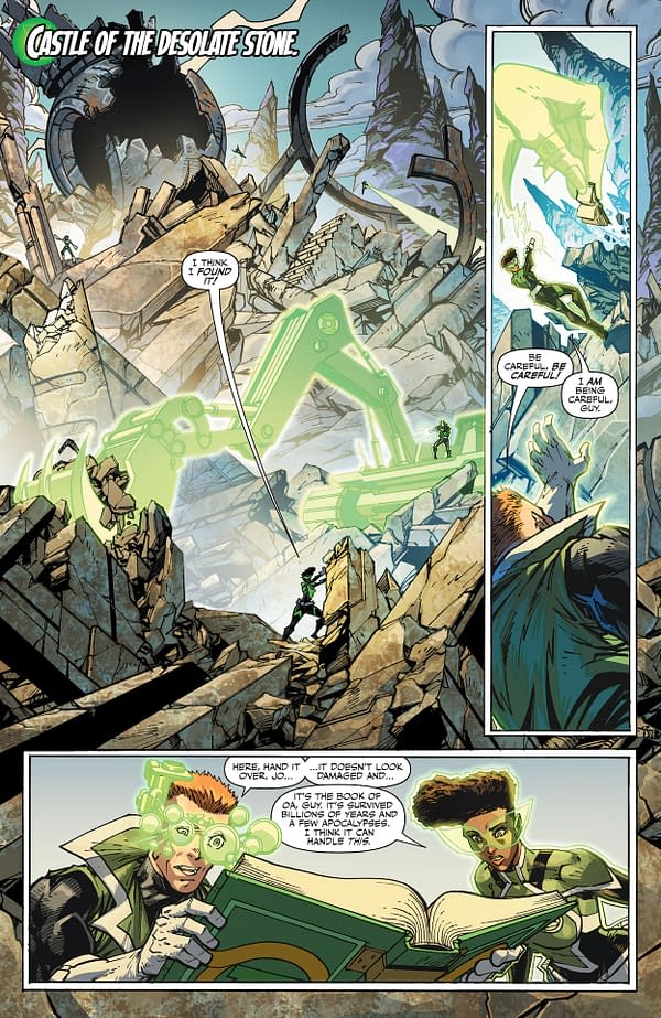 Interior preview page from Green Lantern #28