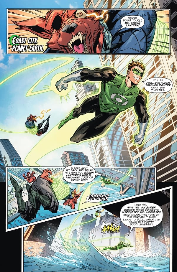 Interior preview page from Green Lantern #28
