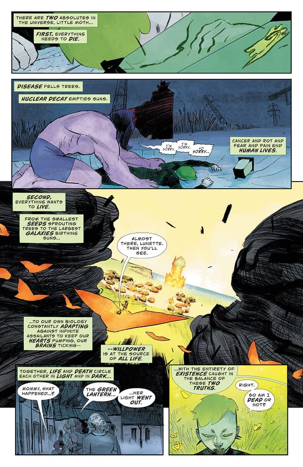 Interior preview page from Green Lantern Dark #7