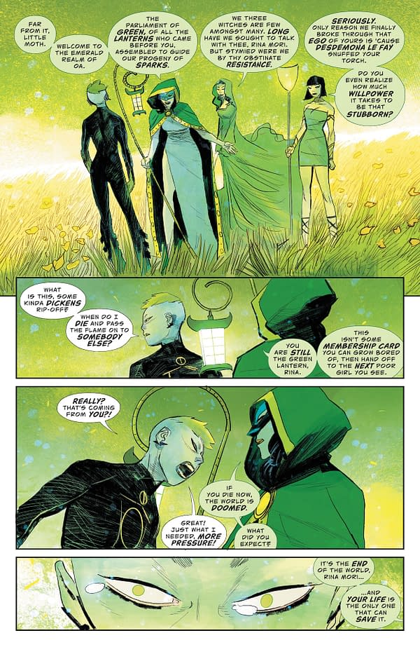 Interior preview page from Green Lantern Dark #7