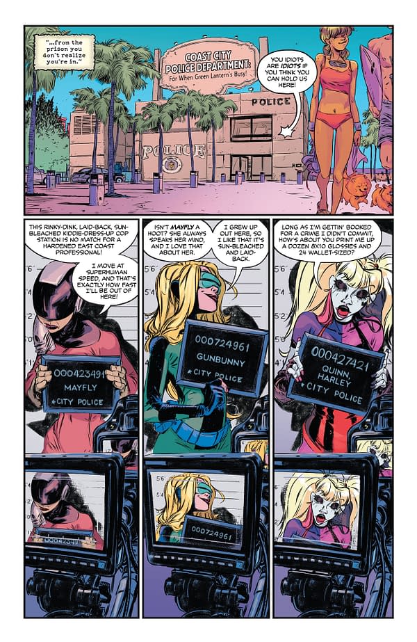 Interior preview page from Harley Quinn #55