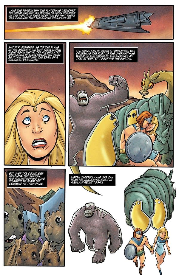 Interior preview page from Herculoids #9