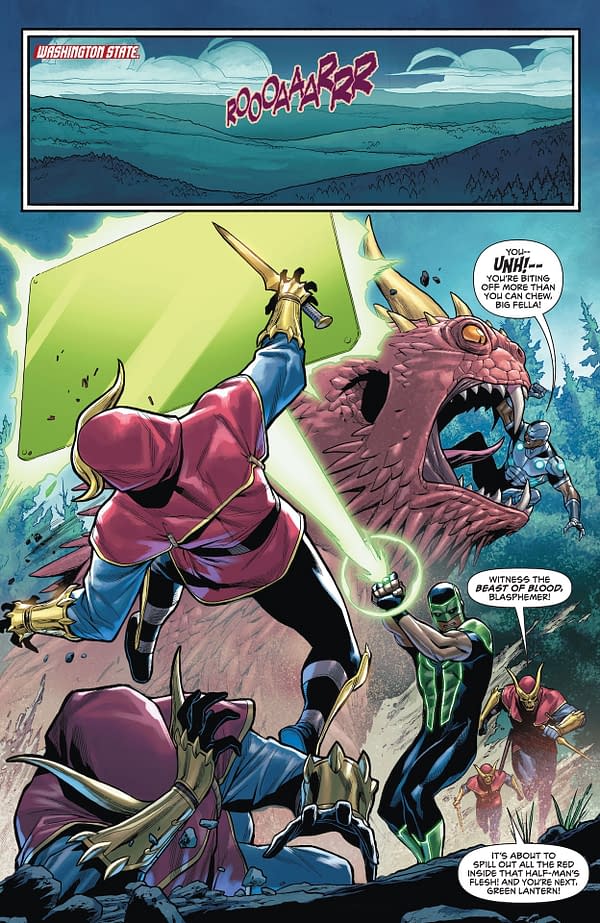 Interior preview page from Justice League: Red #3