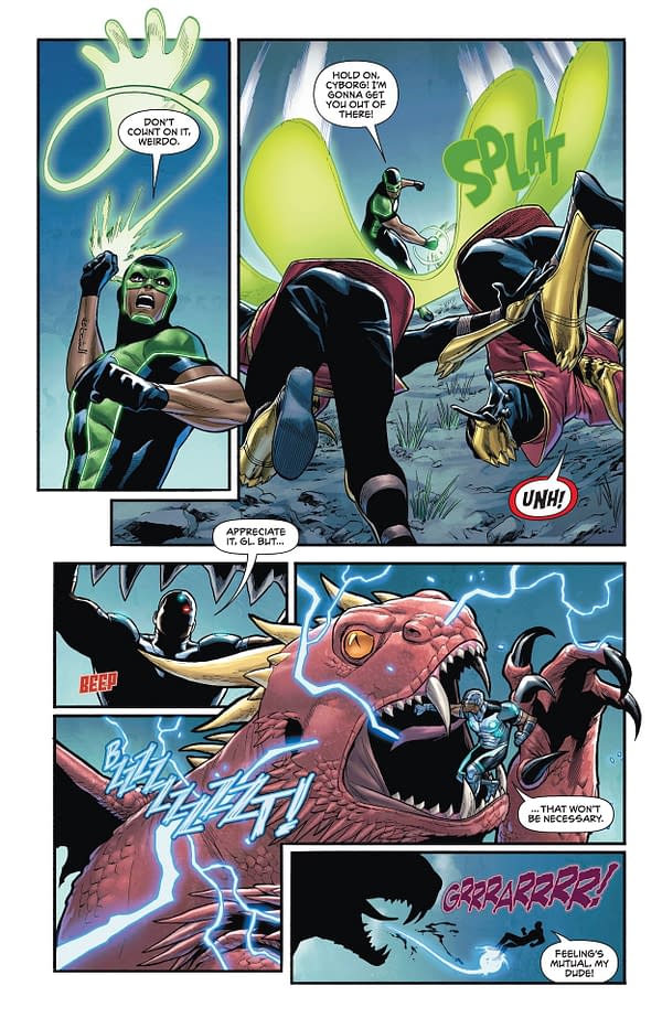 Interior preview page from Justice League: Red #3