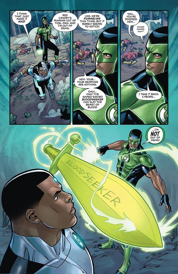 Interior preview page from Justice League: Red #3