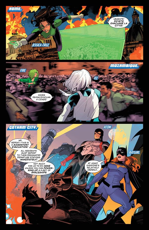 Interior preview page from Justice League Unlimited #12