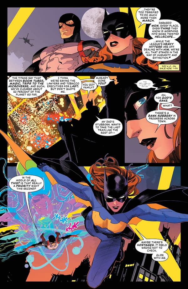 Interior preview page from Justice League Unlimited #12