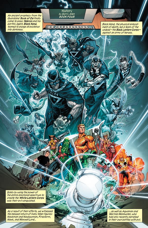 Interior preview page from New History of the DC Universe #4